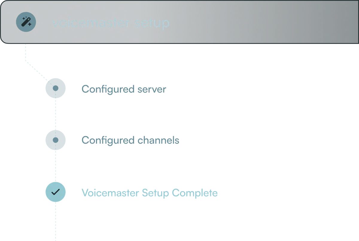 VoiceMaster setup interface